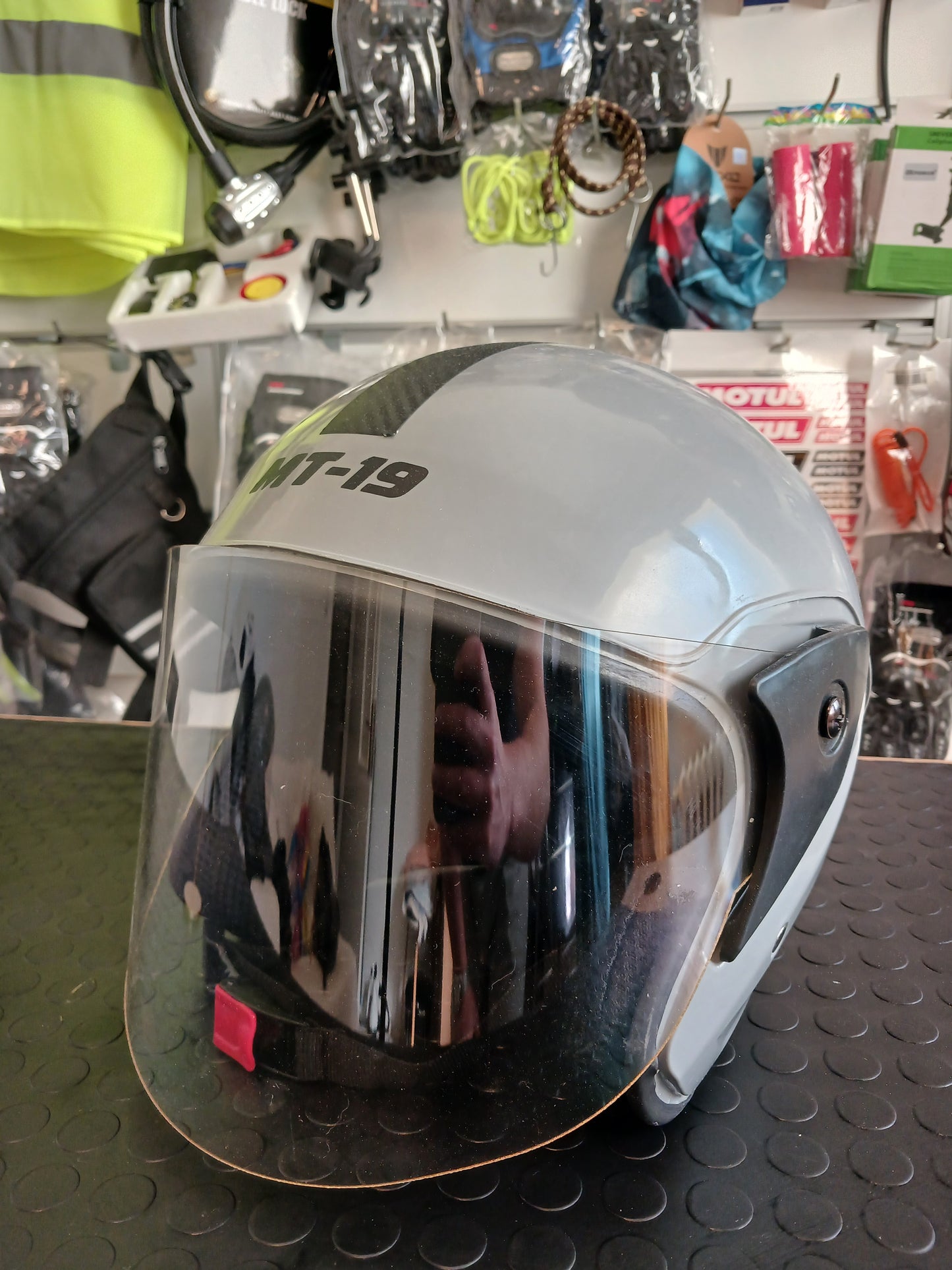 MT-19 Nardo Gri  [Ece-Dot) Sertifikalı Yarım Kask[KAPIDA ÖDEME & ŞEFFAF KARGO]