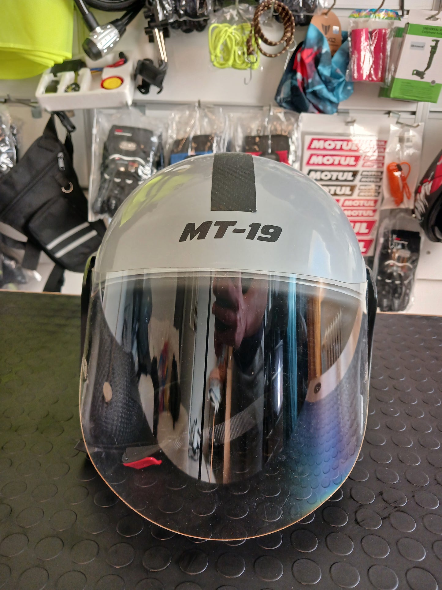 MT-19 Nardo Gri  [Ece-Dot) Sertifikalı Yarım Kask[KAPIDA ÖDEME & ŞEFFAF KARGO]