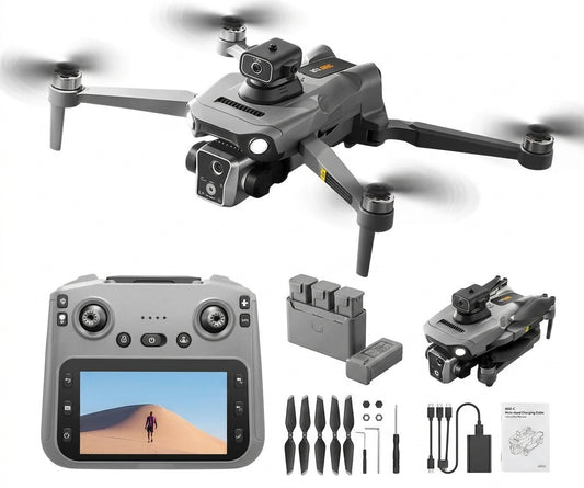 K19 Profesyonel 4K Full HD Çift Kameralı Drone Stokta! 5 KM Menzil[ŞEFFAF KARGO & KAPIDA ÖDEME]