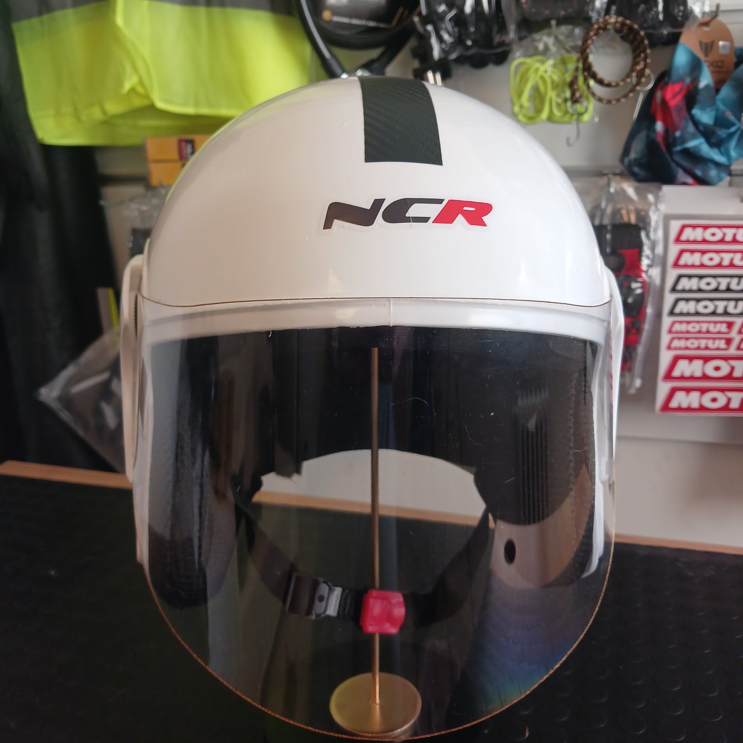 NCR Beyaz Dot Sertifikalı Yarım Kask Stokta ! [KAPIDA ÖDEME & ŞEFFAF KARGO]